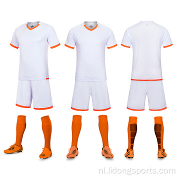 Aangepaste teamuniforme unisex voetbalshirts voetbalshirt